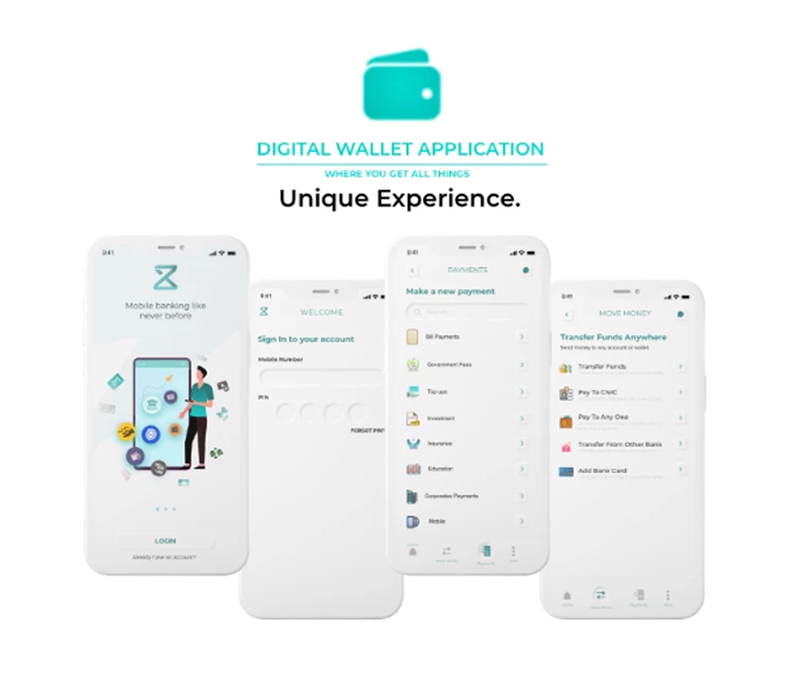 Digital wallet mobile application